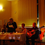 „Wieczór poetycki - 'Czesław Miłosz' - poeta zanurzony w życiu i historii”, który odbył się w osiedlowym Klubie Batory 27 maja 2011 roku
